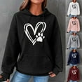 thumbnail image 5 of Hoodies Woman Autumn Winter Hoodie Sweatshirt Pullover Tops Long Sleeved Comfortable, 5 of 5