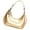 Gold, variant on Women Aesthetic Handbag Simple Shoulder Bag Fashion Underarm Bag Trend Moon Crossbody Bag PU Leather Armpit Bag