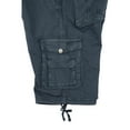thumbnail image 4 of RAW X Mens Belted 12.5" Inseam Knee Length Cargo Shorts, Steel, 38, 4 of 6