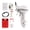 Short Shaft, variant on 2 Stroke 5HP Calon Outboard Motor with Fuel Tank, 103cc Heavy Duty Short Shaft Fishing Boat Engine with Water Cooling System & CDI Ignition System for Inflatable Boat Kayak Canoe Sailboat