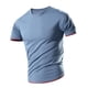 thumbnail image 1 of pstuiky Camisas casuales de manga corta para hombre, Camisa informal de manga larga con cuello alto y transpirable para hombre ropa de hombre m, 1 of 2