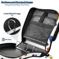 thumbnail image 4 of FORMRS Zipper Binder with Shoulder Strap 2-inch Ring 500 Sheet Capacity File Bag, Black Simple Shapes, 4 of 5