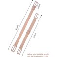 thumbnail image 3 of 6 Piece Bra Strap Clips Elastic Non-slip Strap Holder, Black, Beige, White, 3 of 6