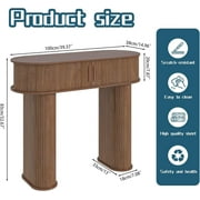 Console Table with Storage, Hallway Entryway Table, Narrow Long Sofa Entryway Table