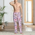 thumbnail image 2 of Logiee Christmas Unicorns Print Pajama Pants for Men,Men’s Pajama Bottoms,Mens PJ Pants with Pockets & Button Fly-Large, 2 of 6