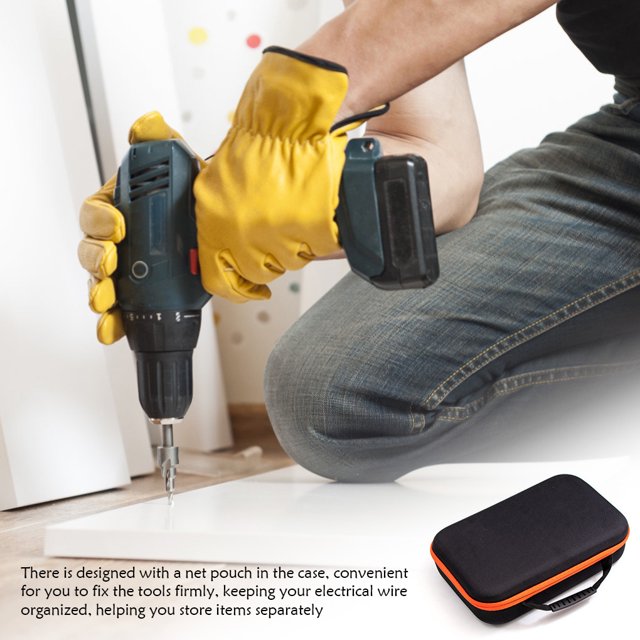 maskred Tools Bag Shock-proof Empty Storage Drill Organizer Portable Pouch Technician Organization Protective Case Handbag Small