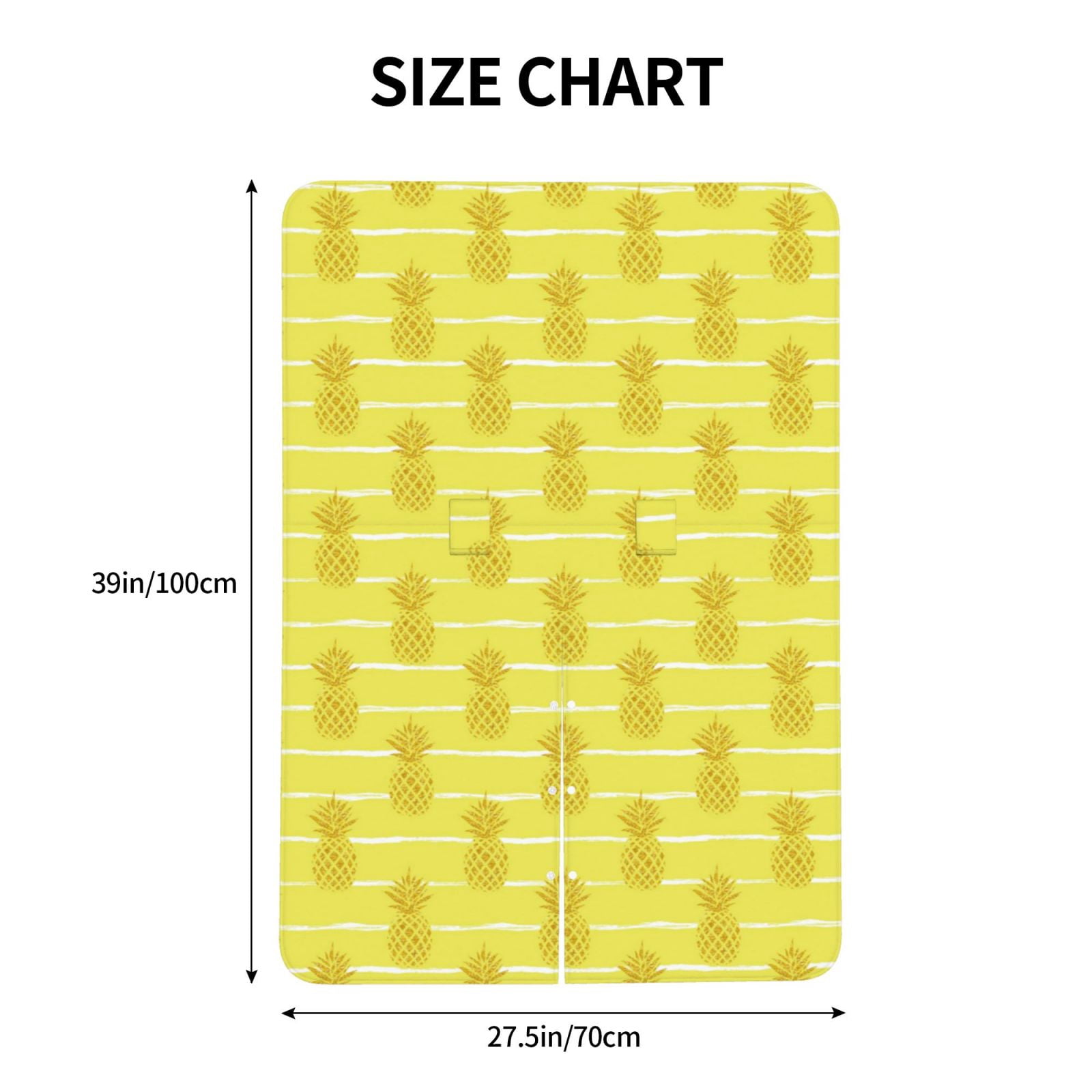 Naloa Gold Pineapple Baby Car Seat Cover, Breathable Baby Carrier Cover, Multiuse Baby Carrier Cover & Nursing Breastfeeding Cover