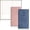 Pink and Blue, variant on FULANDL 2 Pcs Pocket Daily Planner, 196 Pages Undated To-Do List Notepad with Leather Cover for Work & Study