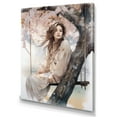 thumbnail image 2 of Designart "Stunning Woman Under Willow Tree I" Fashion Woman Wall Art For Kitchen, 2 of 5