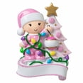 thumbnail image 3 of Descuentos Únicos, Lindo colgante de árbol de Navidad con forma de farol de muñeco de nieve, colgante decorativo con bendición de nombre Akmoler, 3 of 8