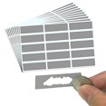 thumbnail image 2 of 150 Pack, Rectangle Scratch Off Labels Stickers, Gray - 1.9 x 0.6", 2 of 4