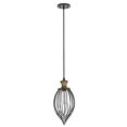 thumbnail image 5 of Aspen Creative Oil Rubbed Bronze 61049, 1 Hanging Mini Pendant Ceiling Light, 7" Wide, Transitional Design Finish, with Metal Wire Shade, Wid, 5 of 5