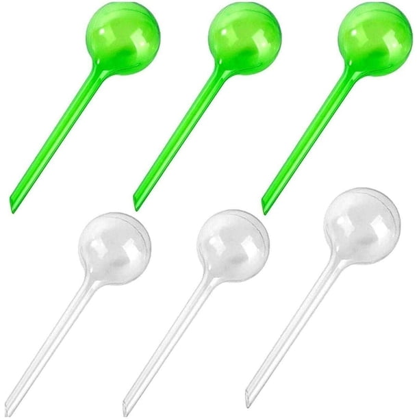 6 piezas dispositivo de riego automático globos vacaciones planta de interior maceta bombillas jardín bebedero flor agua goteo dispositivo de riego sistema de riego automático