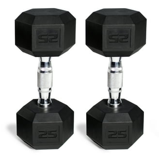 Weider, 40lb Rubber Hex Dumbbell, Single - Walmart.com