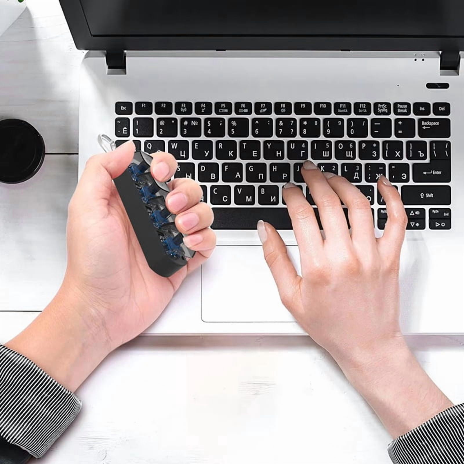 5X 4Keys Keyboard Keycaps Fidget Toy Stress Relief Diy Keycaps Toy Keyboard Caps Finger Button Fidget Finger Keycaps B