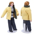 thumbnail image 3 of Personas De Porcelana En Miniatura, Muñeca De Personas En Miniatura Decorativa DIY Hecha A Mano De Alta Simulación Abrigo Amarillo Juvenil Para Accesorios De Casa De Muñecas, 3 of 7