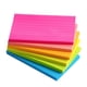 thumbnail image 1 of Notas Adhesivas Forradas 3X5 En Postes Adhesivos Con Rayas Brillantes Blocs De Notas Potentes Súper Adhesivos Coloridos Su Fuerte Adhesivo 6 Blocs Por Paquete 75 Hojas Por Bloc, 1 of 3