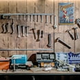 thumbnail image 3 of 6 Pack Vintage Metal Signs for Retro Garage Wall Decor, 6 Designs (8 x 11.8 In), 3 of 8
