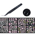 thumbnail image 1 of 4 pegatinas de flores para decoración de uñas, autoadhesivas, acrílicas, grabadas, para mujer UHUSE Calcomanías de uñas, 1 of 11