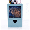 thumbnail image 1 of Ocean Water Line Science Nature Picture Desk Supplies Organizer Pen Holder Card, 1 of 3