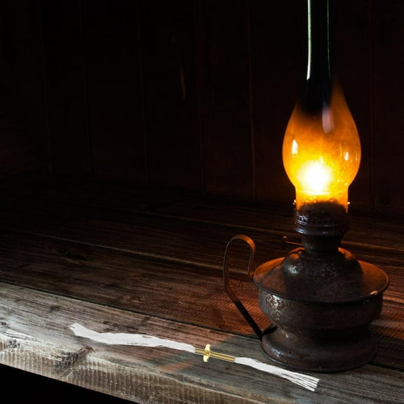 Nicehomfit Cotton Thread Wick Tubes Diy Accessory Golden 2Pcs 5.5X0.31X0.31in