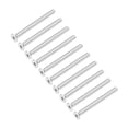 thumbnail image 1 of Tornillos de cabeza plana M4x45mm, tornillo hexagonal interno, sujetadores de acero inoxidable 304, 30 Pcs, 1 of 3