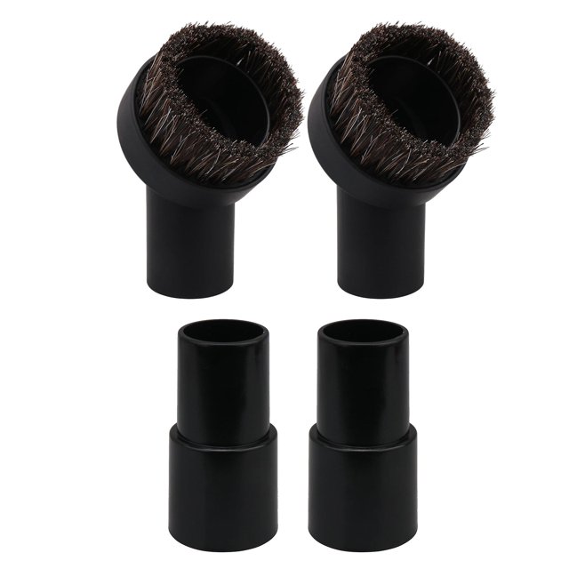 Adaptador de manguera y Cepillo redondo para polvo yuxing 2 piezas para aspiradora de 1,25 pulgadas