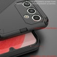 thumbnail image 6 of for Samsung Galaxy A55 Phone Case, Kickstand Rugged Shockproof TPU Matte Textured All-Inclusive Lens Protective Shell Hard PC Back Cover Sturdy Case for Samsung Galaxy A55, Black, 6 of 13