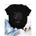 thumbnail image 2 of Camiseta con estampado de árbol de calor para mujer, cuello redondo, holgada y moderna, ideal como regalo, ideal para practicar deporte., 2 of 6