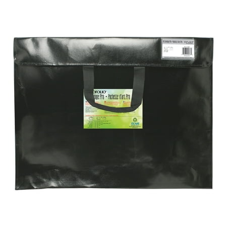 UPC: 0075633904735 | Itoya Art Profolio Brand Art Envelopes  17.5×22.5   Stitching and a Durable Handle  Color: Black.