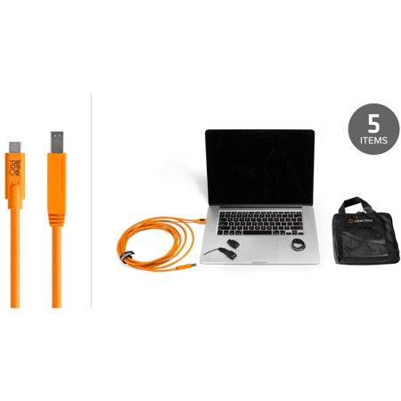 UPC: 0818307014657 | Tether Tools Starter Tethering Kit with 15  USB-C to 3.0 Male B Cable  Orange