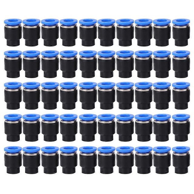 Bouchon de tuyau d'air, 50 pièces, bouchon pneumatique, pièces mécaniques, plastique, laiton, insertion rapide PPF