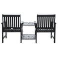 thumbnail image 5 of SAFAVIEH Brea Transitional Outdoor Patio Twin Bistro Set, Black, 5 of 12