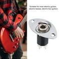 thumbnail image 4 of Guitar Jackplate Socket, Electric Guitar Jack Plate 6.35mm Tight Fit  For Performance For Replacement, 4 of 8