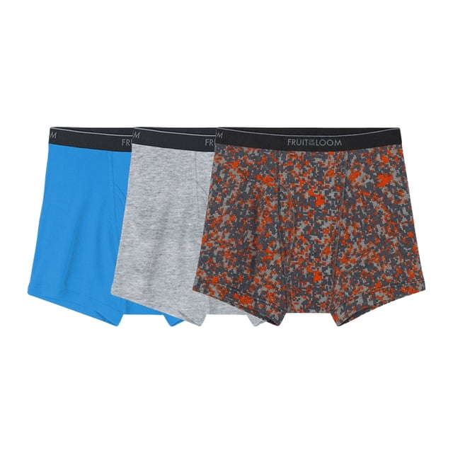 Bóxer Trunk Fruit of the Loom para Hombre, Multicolor, Talla EG, 3 Piezas