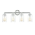 thumbnail image 2 of RADIANCE Goods Contemporary 4 Light Chrome Bath Vanity Fixture 28" Width, 2 of 9
