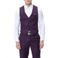 thumbnail image 7 of Cloudstyle Men's 3-Piece 2 Buttons Slim Fit Solid Color Jacket Smart Wedding Formal Suit, 7 of 7