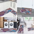 thumbnail image 5 of Multicolor Ethnic Mandala Pattern Kitchen Rugs Sets Of 2,Anti Fatigue Kitchen Mat Rugs Non Slip Washable,Decorative Kitchen Floor Mats for Kitchen,Sink,Laundry,17"x30"+17"x47", 5 of 7