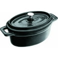 thumbnail image 1 of IBILI Oval Mini Casserole, 15 x 10 x 6 cm, Black, 1 of 1