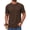 Coffee, variant on RICHCOIN Men's T Shirts Longline Curved Drop Tail Crewneck Short Sleeve Tee Hipster Fitted Shirt