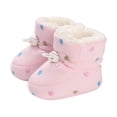 thumbnail image 3 of Krdevn Baby Shoes Fleece Warm Short Boots Shoes Printing Non Slip Breathable Nude Boots,Toddler Girl Shoes,Boys Shoes,Size:12-18 Months, 3 of 8