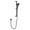 Matte Black, variant on Handheld shower head with adjustable shower slide bar and hose