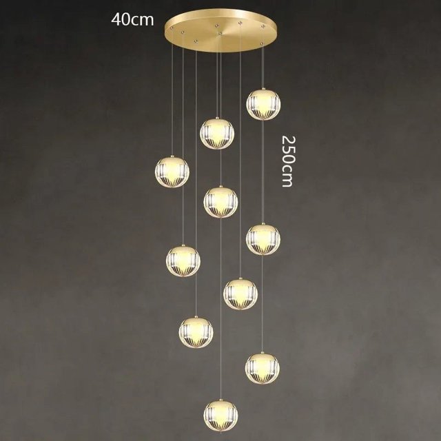 Nordic home decor dining room Pendant lamp lights indoor lighting lamp hanging light chandelier lamps for living room My Lux Decor Round