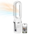 thumbnail image 1 of Calefactor, Purificador de aire y Ventilador 3 en 1 Portatil, 10 Velocidades aire, Oscilación 90°C, 3 Niveles de calor hasta 35°C, Silencioso Panel táctil y WIFI AVERA VENTOR06, 1 of 10