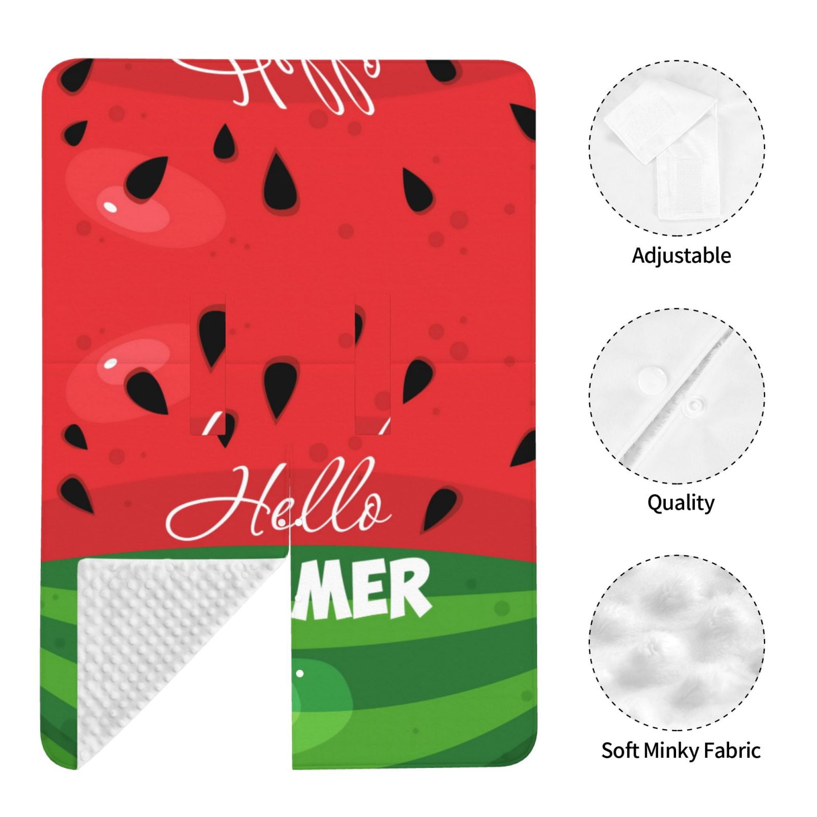 Car Seat Cover Baby - Watermelon Hello Summer Breathable Infant Car Seat Cover for Baby Carseat, Lightweight Comfort Baby Essentials Must Haves Newborn Stuff for Girl Boy
