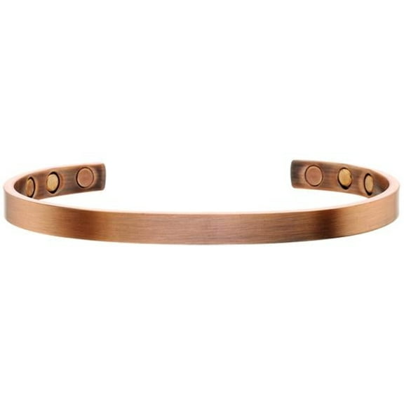 "Plain" Copper Bracelet With Magnets