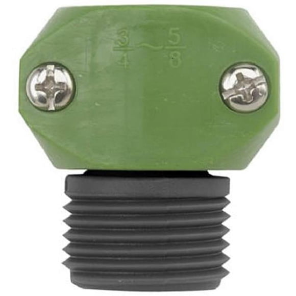 0.63 x 75 in. Green Thumb Poly Male Hose Coupler