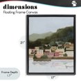 thumbnail image 4 of Stupell Industries Traditional Mountains By The Sea Black Floating Frame Canvas Art, 17 x 21, by Grace Popp, 4 of 8