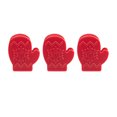 thumbnail image 2 of Holiday Time 3-Pack Bag Clips, Mittens, Red, 2 of 10