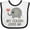 White and Black, variant on Inktastic My Cousin Loves Me Boys or Girls Baby Bib